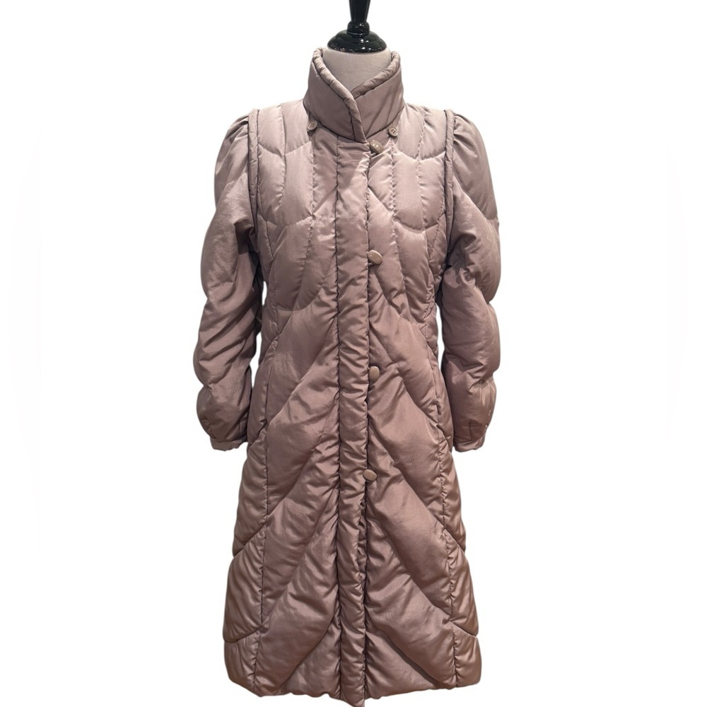 The Water’s Edge Duck Down Women’s Puffer Midi Length Coat Medium Vintage 1980’s